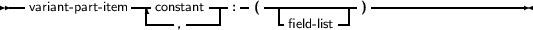 --variant- part- item---constant---:-( ------------)--------------------
                 ----,----|      - field- list-|
     