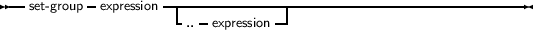 --set- group-expression--|-------------------------------------------
                     -.. -expression--
     