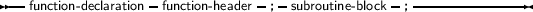 --function-declaration- function- header-;- subroutine- block -;--------------
     