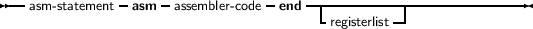 --asm-statement -asm -assembler- code-end----------------------------
                                        registerlist
     